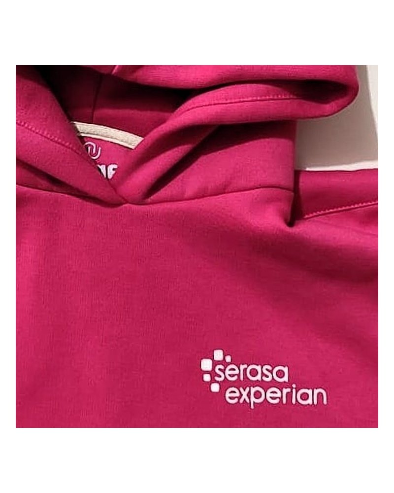 Serasa — moletom feminino pink