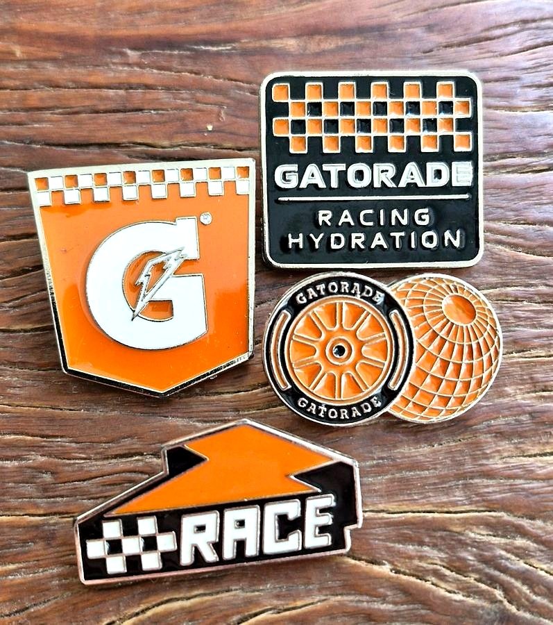 Gatorade Racing — coleção de pins